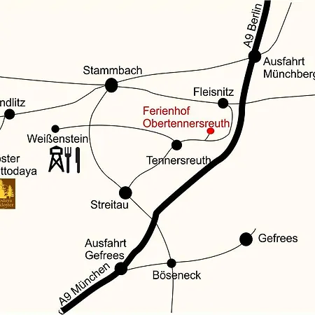 Obertennersreuth Séjour à la ferme Stammbach